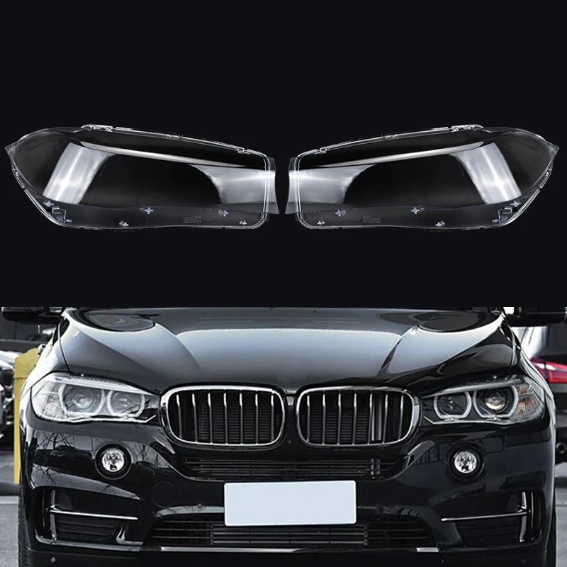 Für BMW X5 X6 F15 F16 2014-2018 Auto Front Scheinwerfer Shell Objektiv Lichter Glas Transparent Lampenschirm Lampe