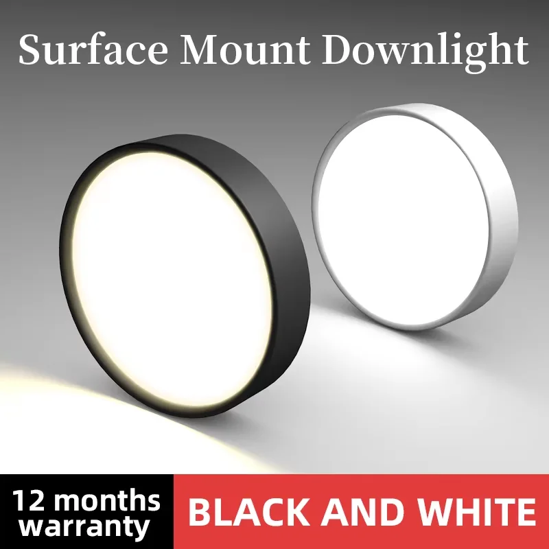 LED-Einbaustrahler 110-265V Deckenleuchte 10W 15W 25W Aufputzmontage für Wohnzimmer, Spot, Innenraum-Panelleuchte, Küchenlampen