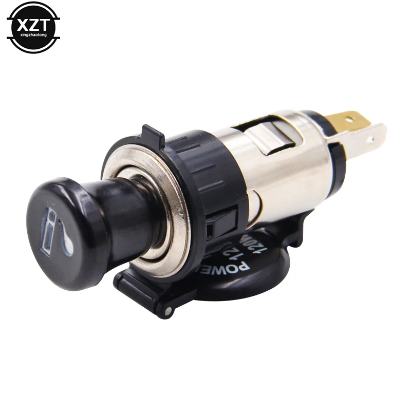 1Pc 12/24V 250W Auto Zigarette Leichter Buchse Power Stecker mit Wasserdichte Abdeckung Fall für auto Motorrad Auto Zubehör