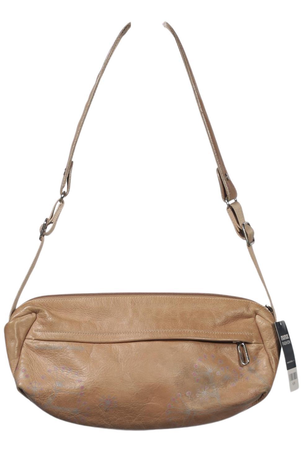 Mandarina Duck Damen Handtasche klein Leder, Gr. , Beige, kein / Etikett / Leder