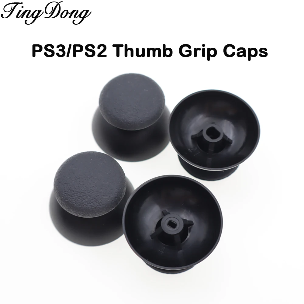 2-10 Stück große/kleine Loch-Daumengriffkappen für PS3 3D-Joystick-Abdeckung, Thumbstick-Kappen für PlayStation 3 PS3 Controller, Pilzkappen
