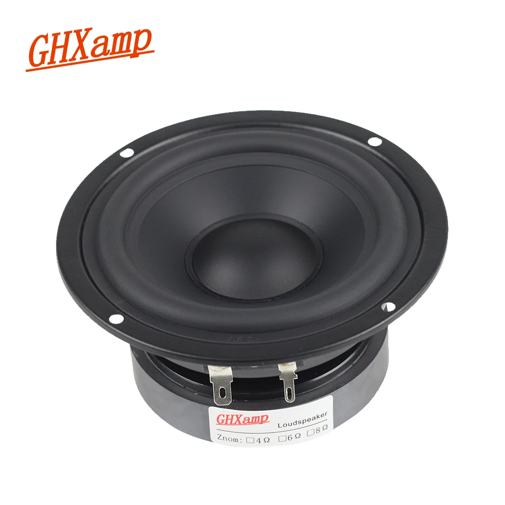 GHXAMP 4 ZOLL 40W Reine Mitten Lautsprecher Einheit Alto Lautsprecher Mediant HIFI Bücherregal MID Einheiten Metall vollständig Versiegelte DIY 1PC