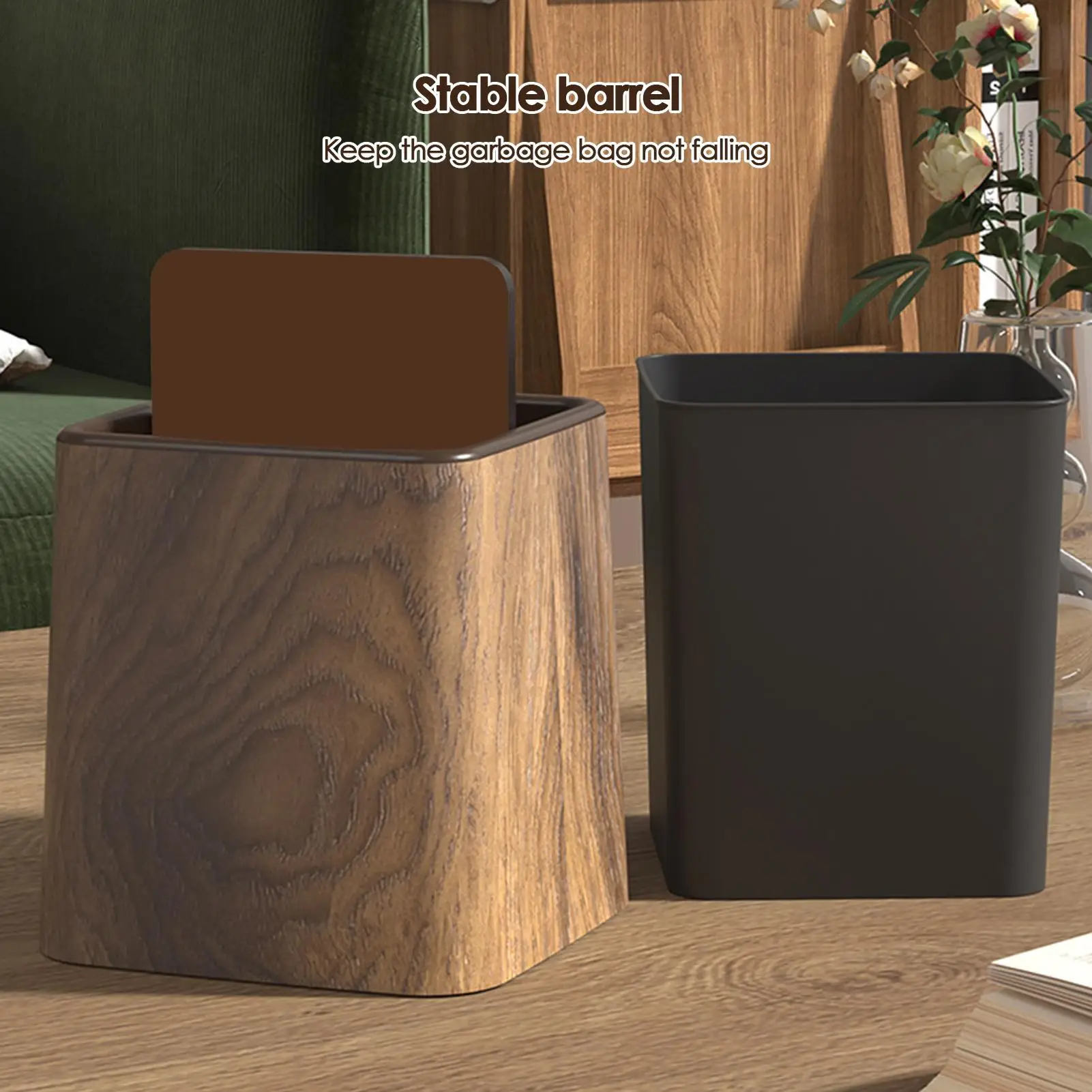 Mülleimer für den Schreibtisch, kleiner Mülleimer, Desktop-Abfalleimer mit Deckel, platzsparender Aufbewahrungsbehälter, Desktop-Zubehör