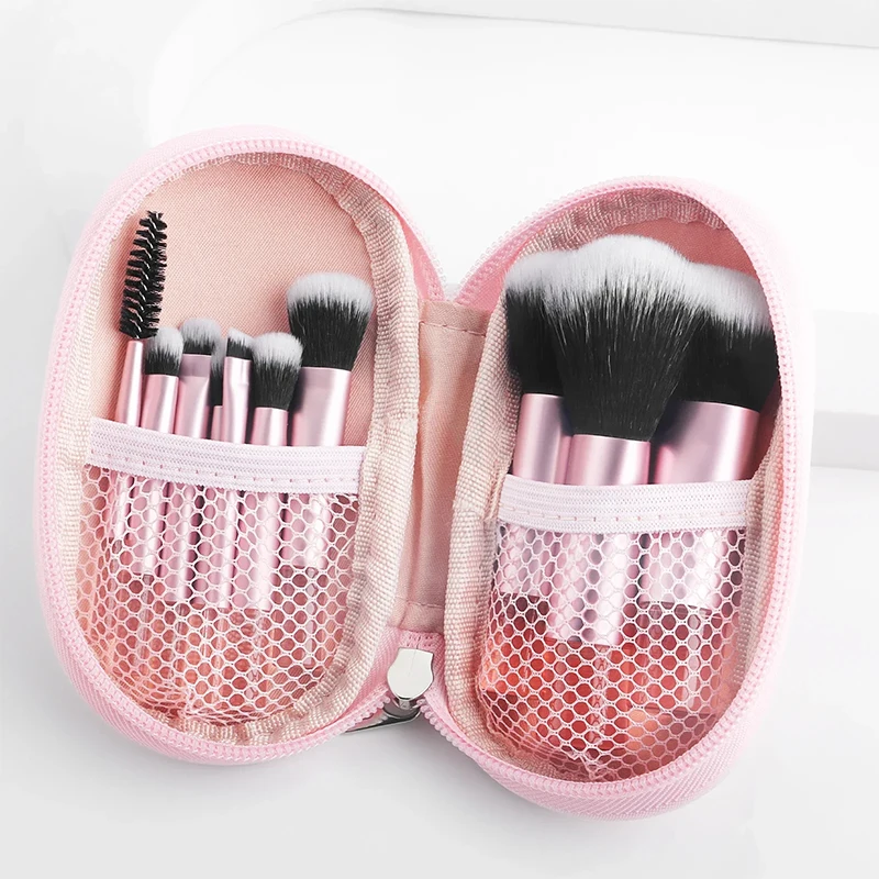 10/13-teiliges Mini-Make-up-Pinsel-Set, professionelles Pinsel-Kit für Puder, Lidschatten, Foundation, Rouge, Concealer und Beauty-Kosmetik