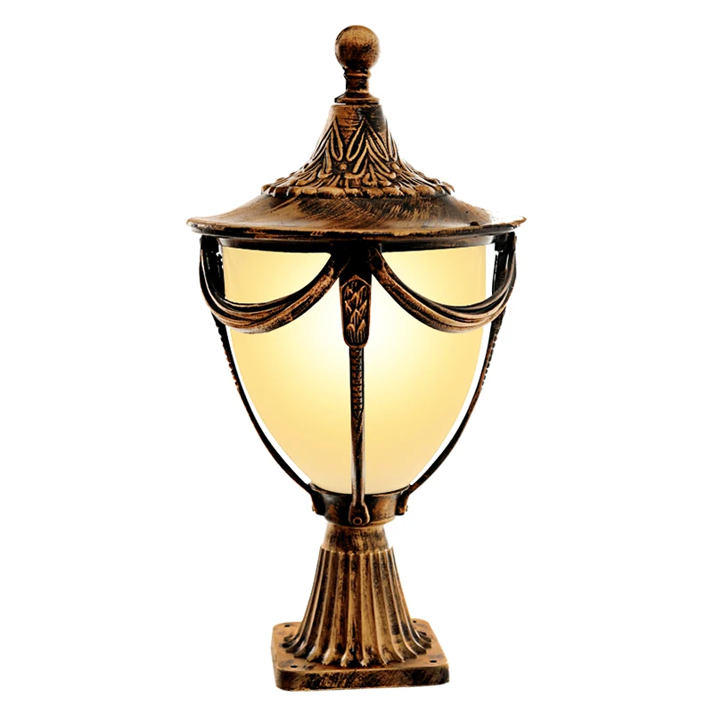 Außenleuchte wasserdicht Türpfosten Haushalt Garten Lampe Tor dekorative Wandleuchte Garten Villa Säule Kopf Lampe