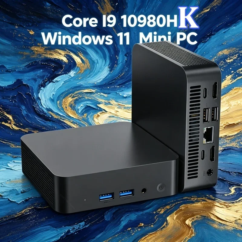 Advanced MINI PC BT5.2 Windows 11 Intel Core i9 10980HK DDR4 16GB SSD 1TB 2TB Portable Desktop PC Gamer Gaming Computer