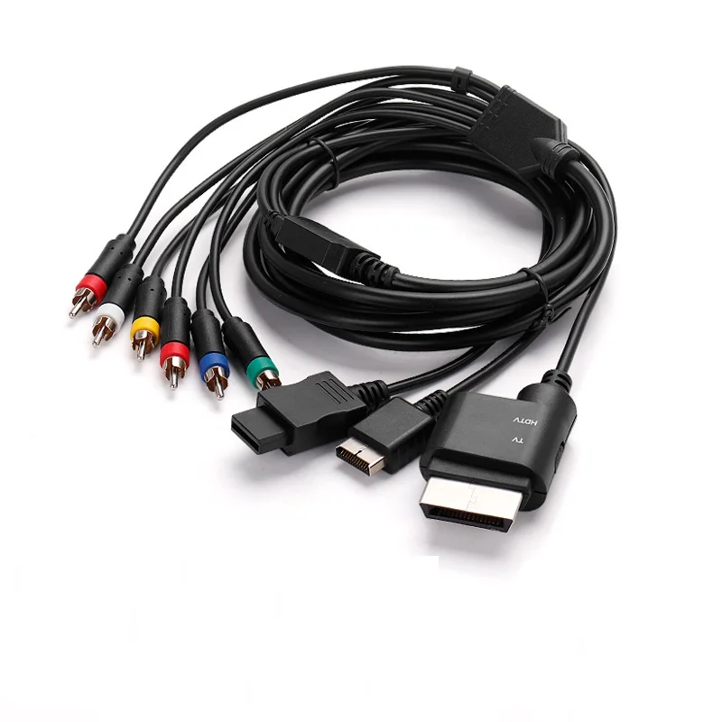 1,8 m Multi Component AV Kabel S-Video Kabel für PS2/3 Für PS2 PS3 Xbox 360 Wii/Wiiu Spiele Zubehör