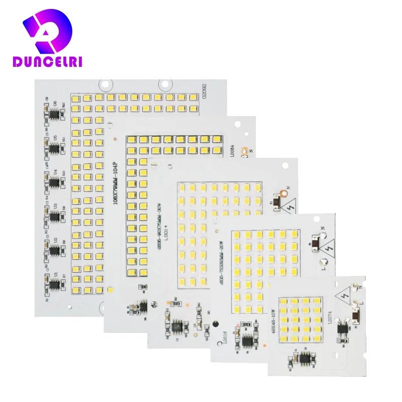 LED SMD 2835 Chip 10 W 20 W 30 W 50 W 100 W Flutlicht Perlen AC 220 V-240 V Led Flutlicht Lampe DIY Für Außen Beleuchtung Scheinwerfer