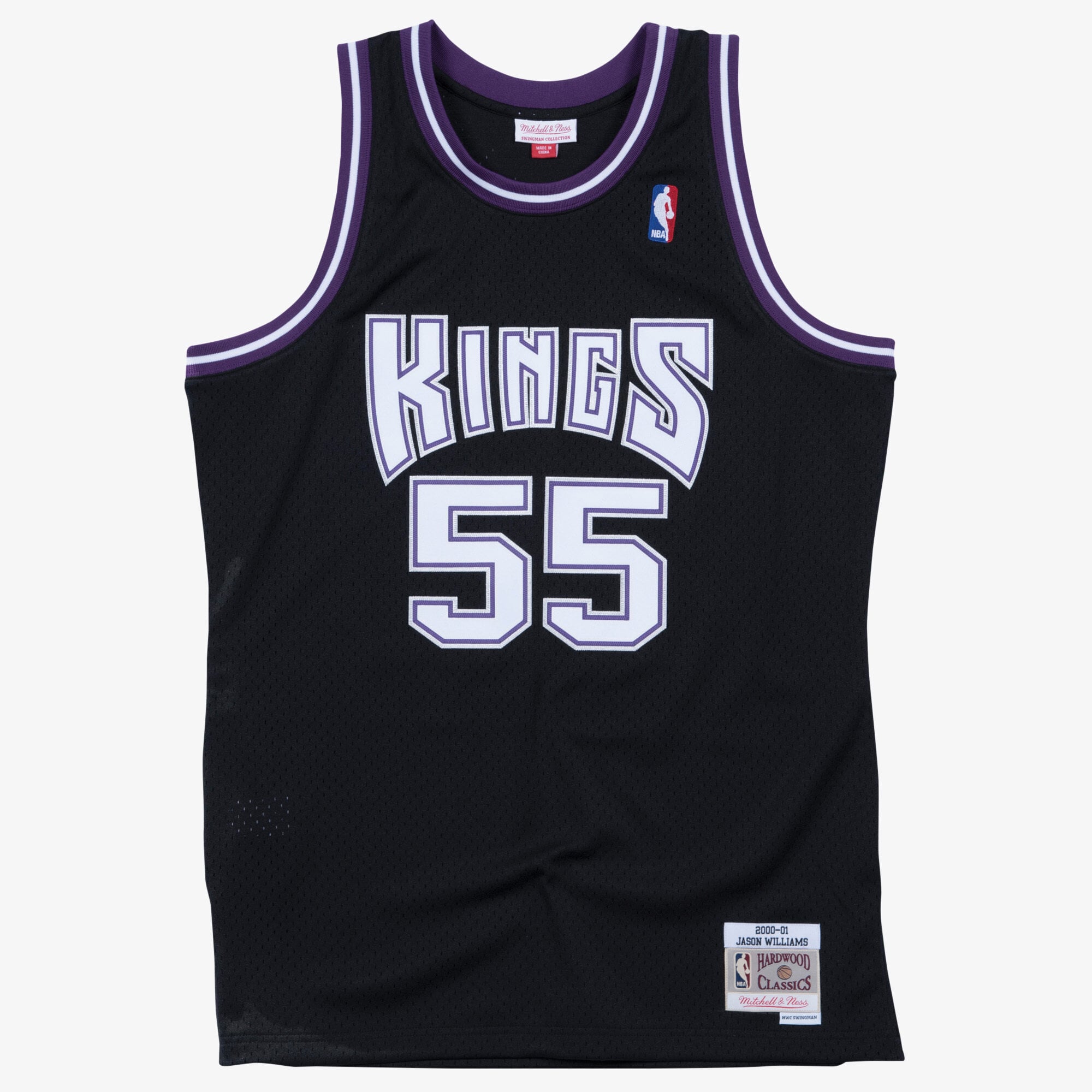 Maillot Swingman Extérieur Sacramento Kings 2000-01 Mitchell & Ness – Noir – Jason Williams - Homme Taille: XL
