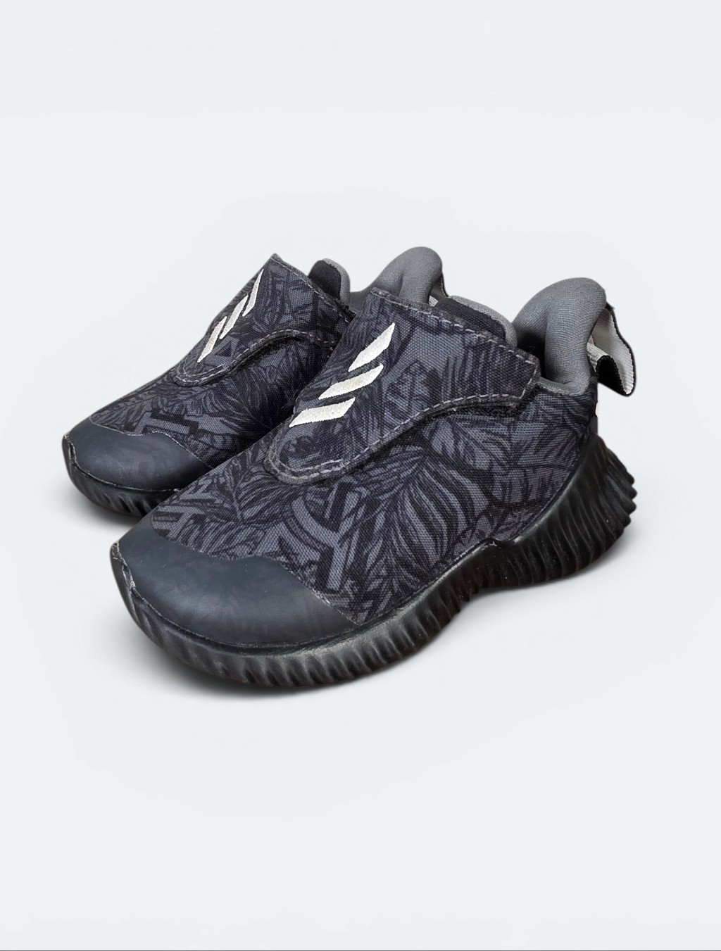 Adidas Shoes | Adidas Kids Fortarun Ac Running Shoes / Active Sneakers Size Us 4 K | Color: Gray/White | Size: 4bb