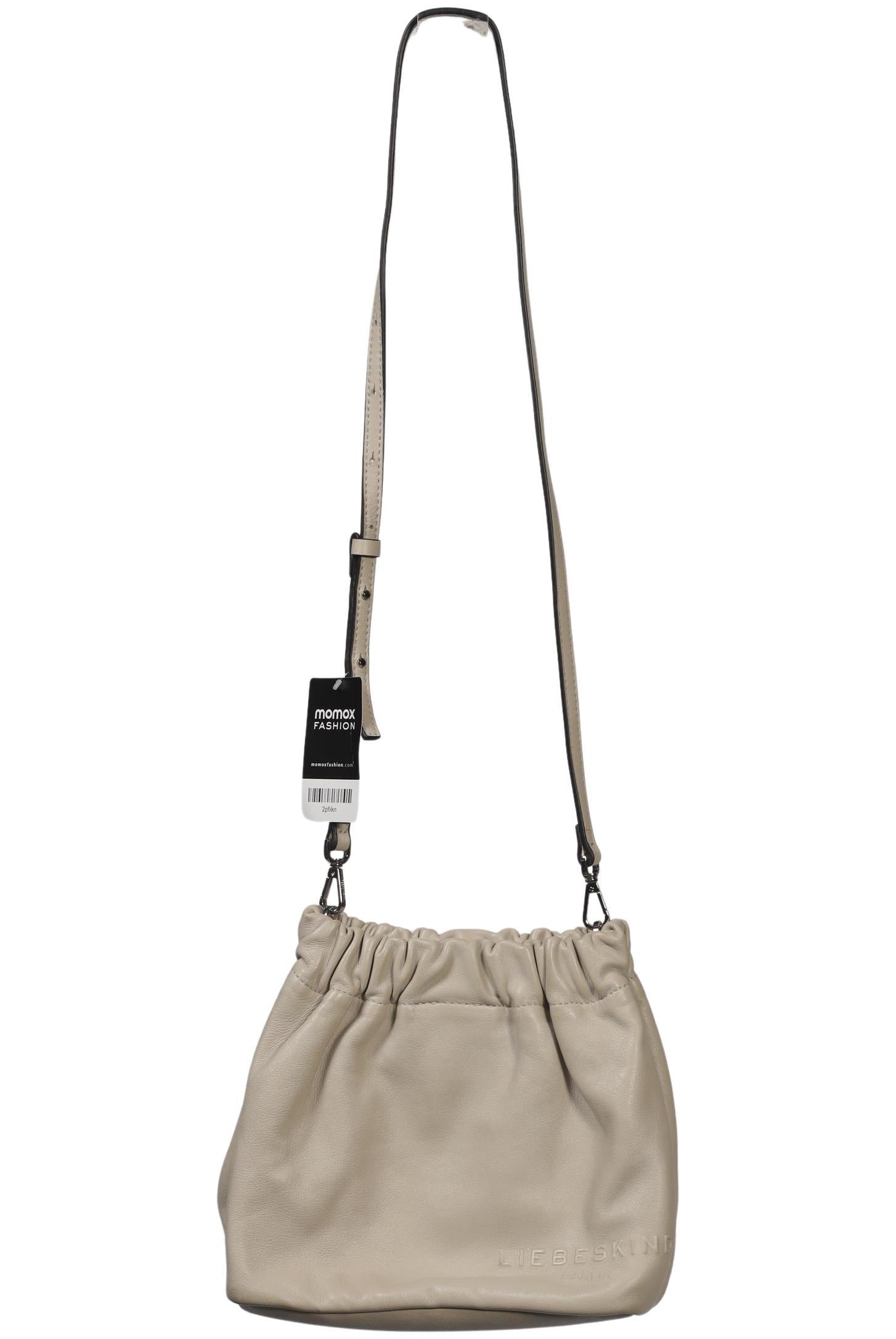 Liebeskind Berlin Damen Handtasche klein Leder, Gr. , Beige, kein / Etikett / Leder
