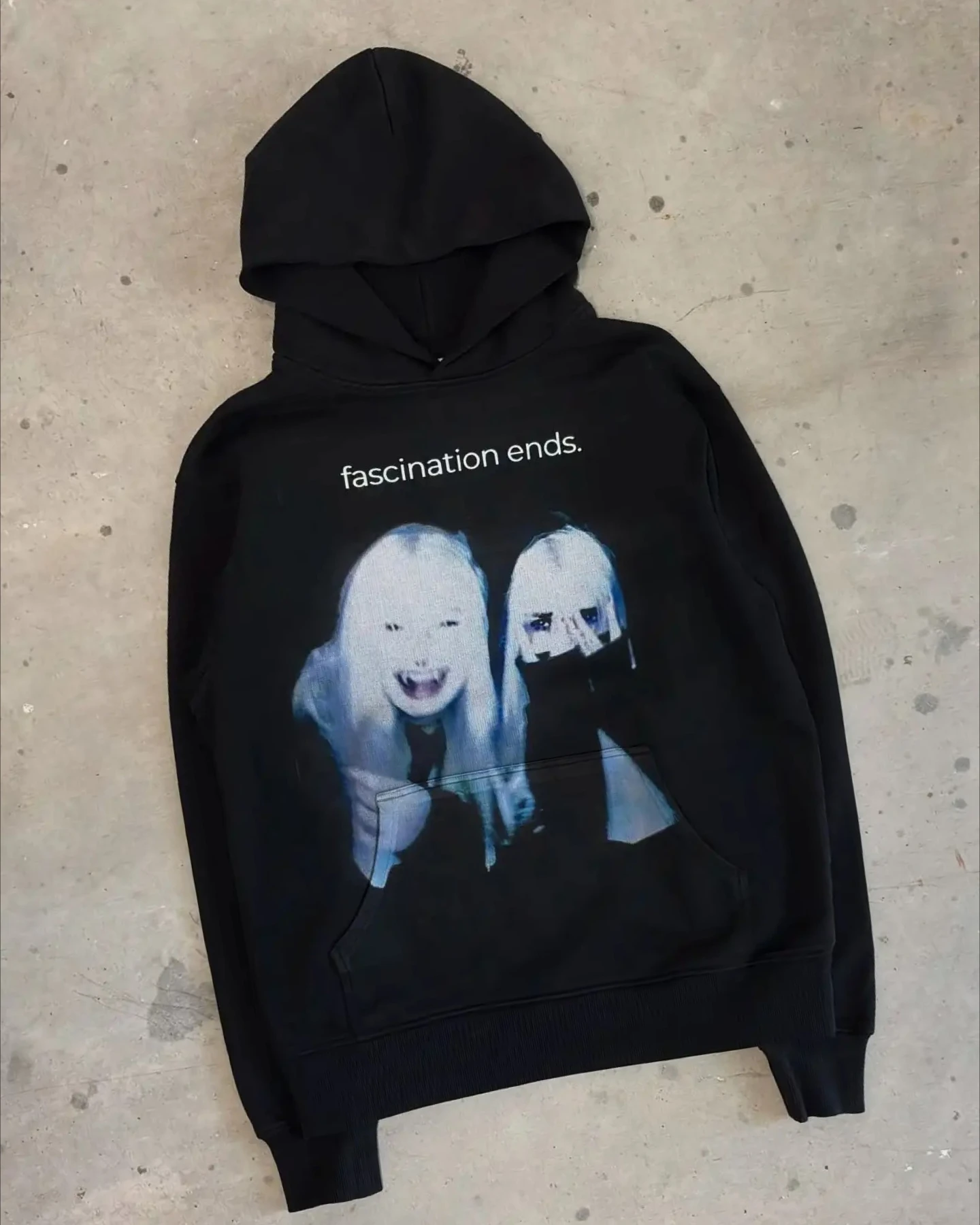 Harajuku Casual Letter Grunge Hip Hop Streetwear Sweatshirt Hoodies Women Tops Goth Oversized Hoodie Men Clothing Y2k Clothes