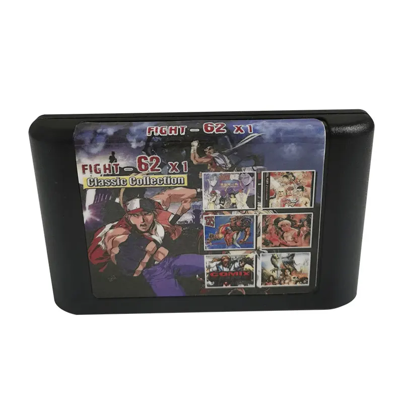 62 In1 MD Game Cartridge For 16 Bit Video Game CONSOLE