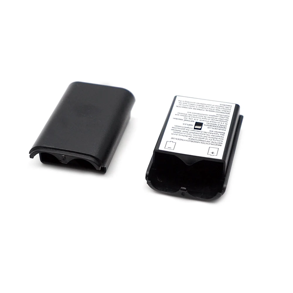2 Pcs For Xbox 360 Game Controller Battery Pack Cover Shell Shield Case Kit For Xbox 360 Controller Battery Compartment Shell