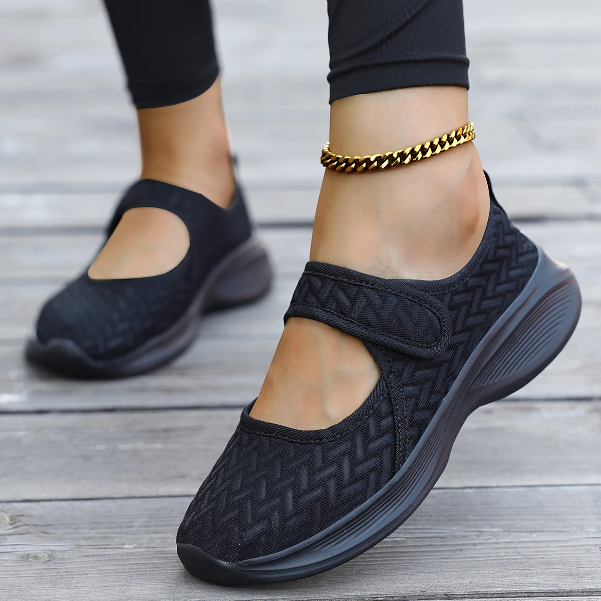 Summer Women's Shoes, Breathable Casual Shoes, Slip-On Mesh Shoes, Shallow-Mouthed Single Shoes, Loose and Lightweight Work Shoes, Adjustable Outdoor Walking Shoes, Shallow-Mouthed Flat Shoes, Mesh Shoes, Large Mesh Hollow Breathable Travel Shoes...