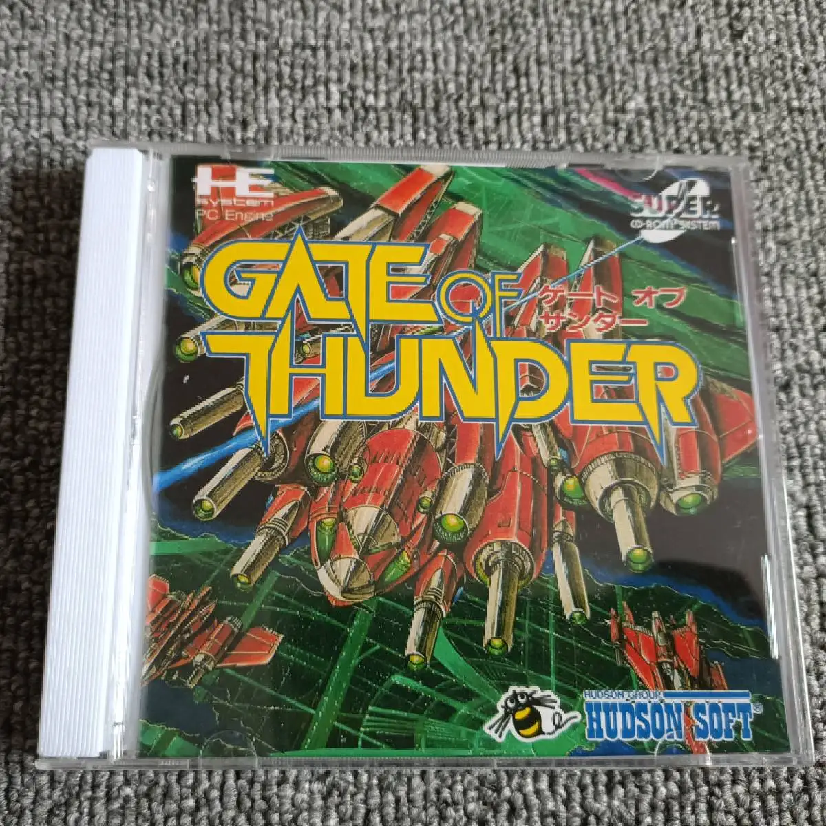 PC engine Copy Disc Game Gate of Thunder with manual Unlock pceConsole Game Optical Drive Retro Video Game Direct Reading Game