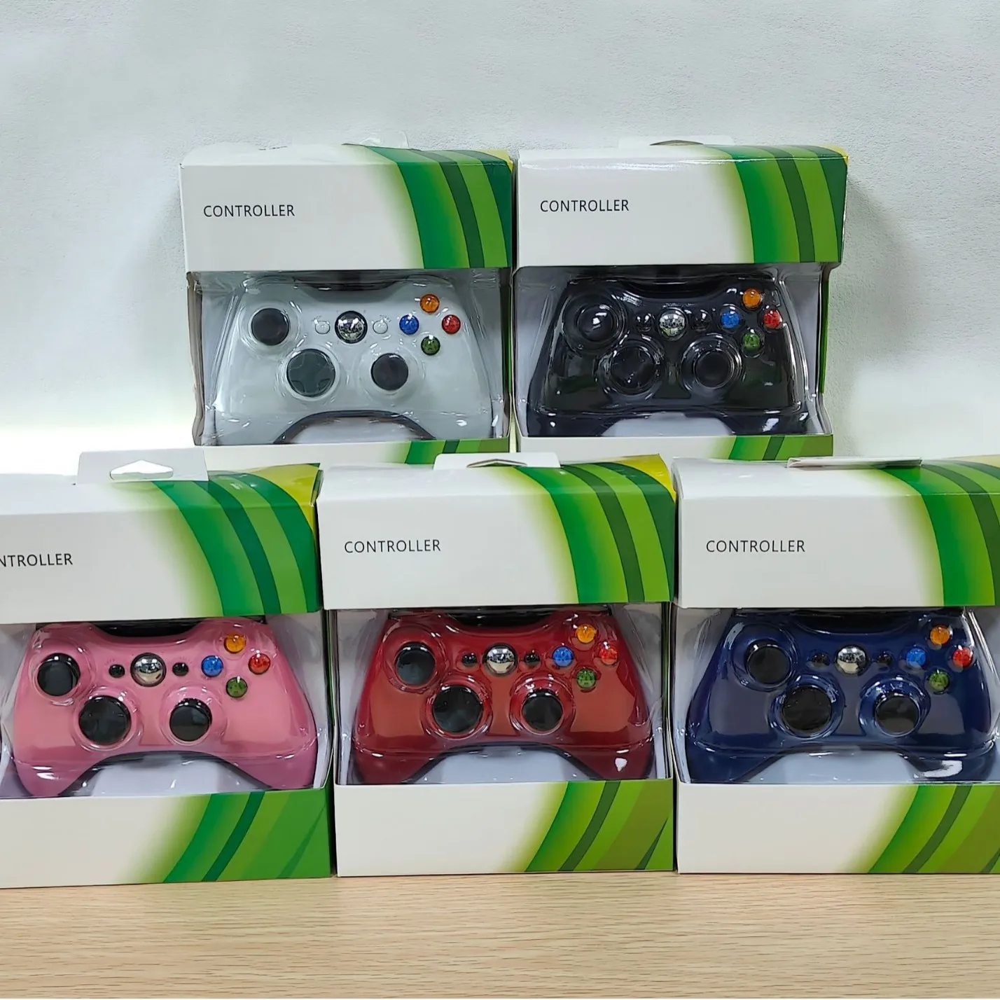 For Xbox 360 Wired Game Controller USB Wired Joystic Gamepad for Microsoft Xbox 360, PC Windows 7,8,10 with Dual-Vibration Turbo