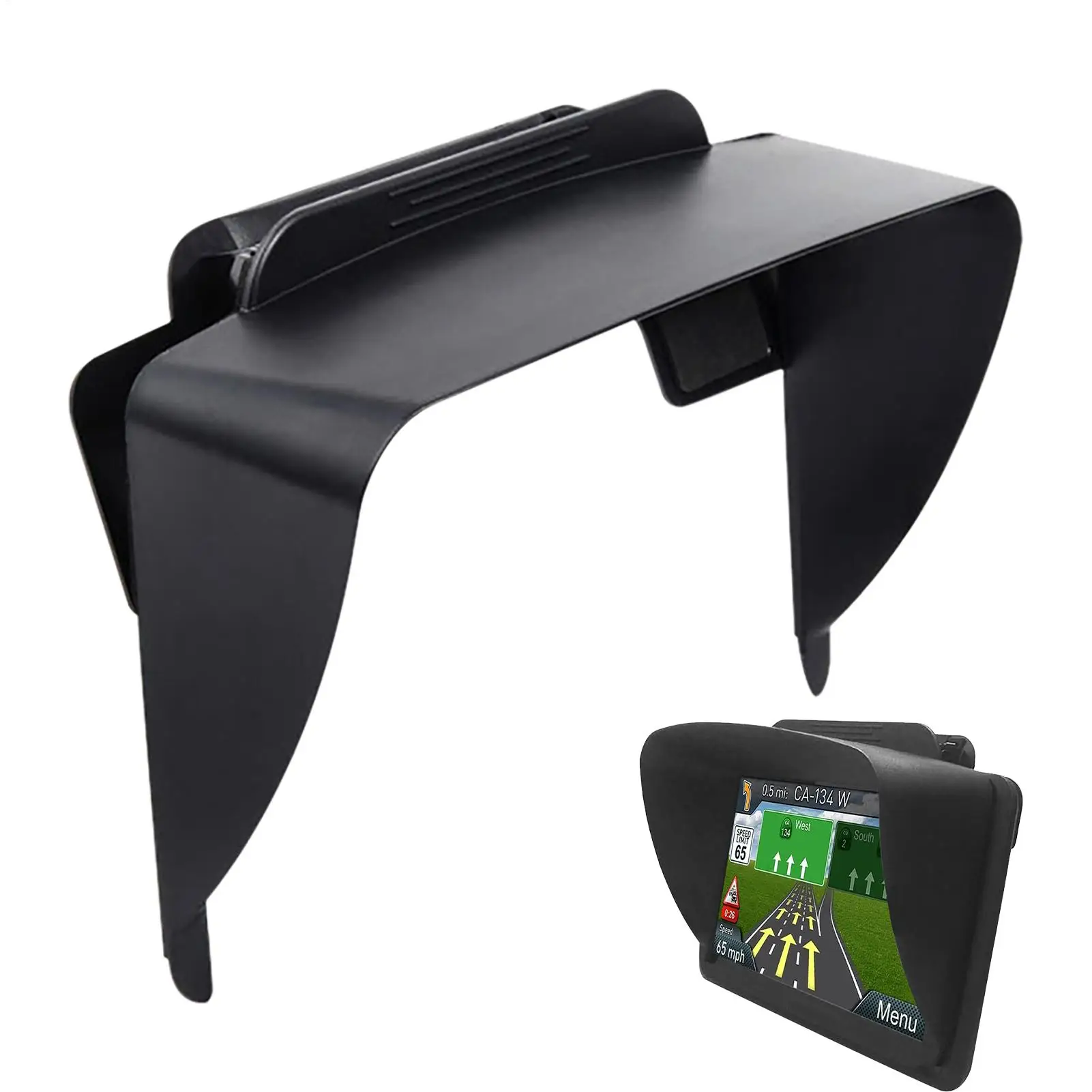 GPS Sun Shade Cover Car Navigation Sun Protection Universal Vehicle Navigator Sun Shade Visor Anti-reflective For 6&7 Inch GPS