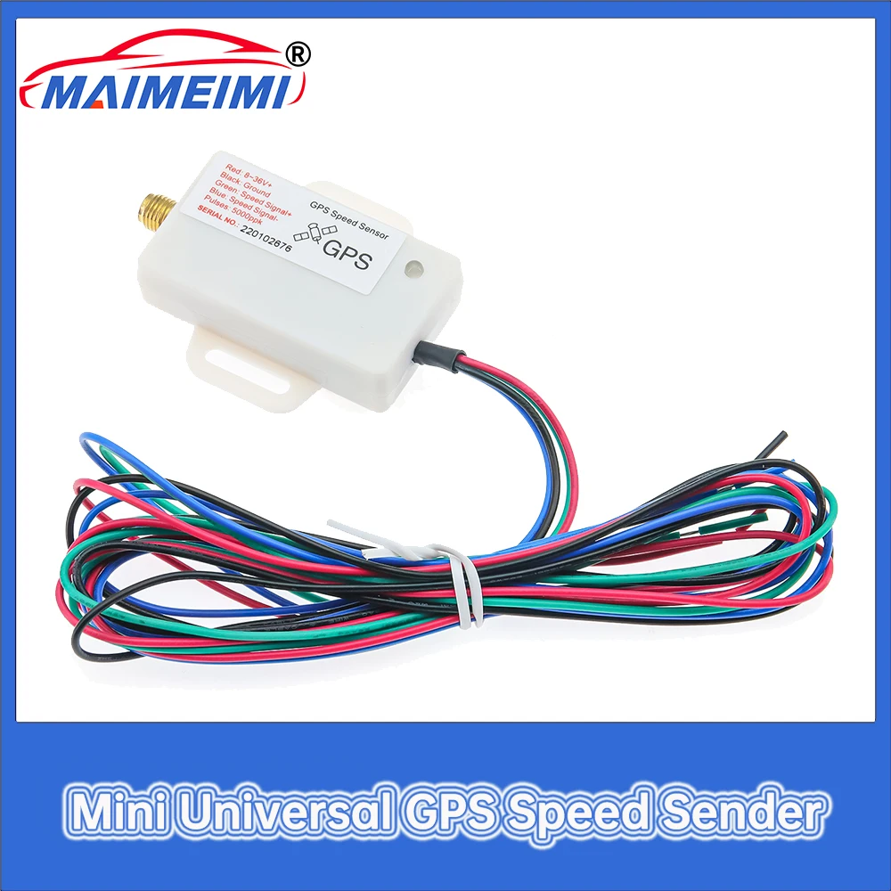 Universal GPS Speed Sensor Mini Speedometer Sensor Adapter For Speedometer Gauge Signal Shockproof waterproof for Car 12V/24V
