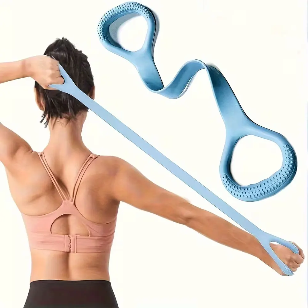 Yoga Resistance Band - Premium Elastic Fitness Stretching Rope for Back Stretching, Body Shaping, Strength Training, and Flexibility Exercises - Suitable for Home Workouts, Gym, and Outdoor Fitness