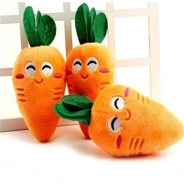 1 Pcs Pet Toy Carrot Cute Puppy Pet Supplies Plush Chew Sound Squeaky Funny Pet Supplies