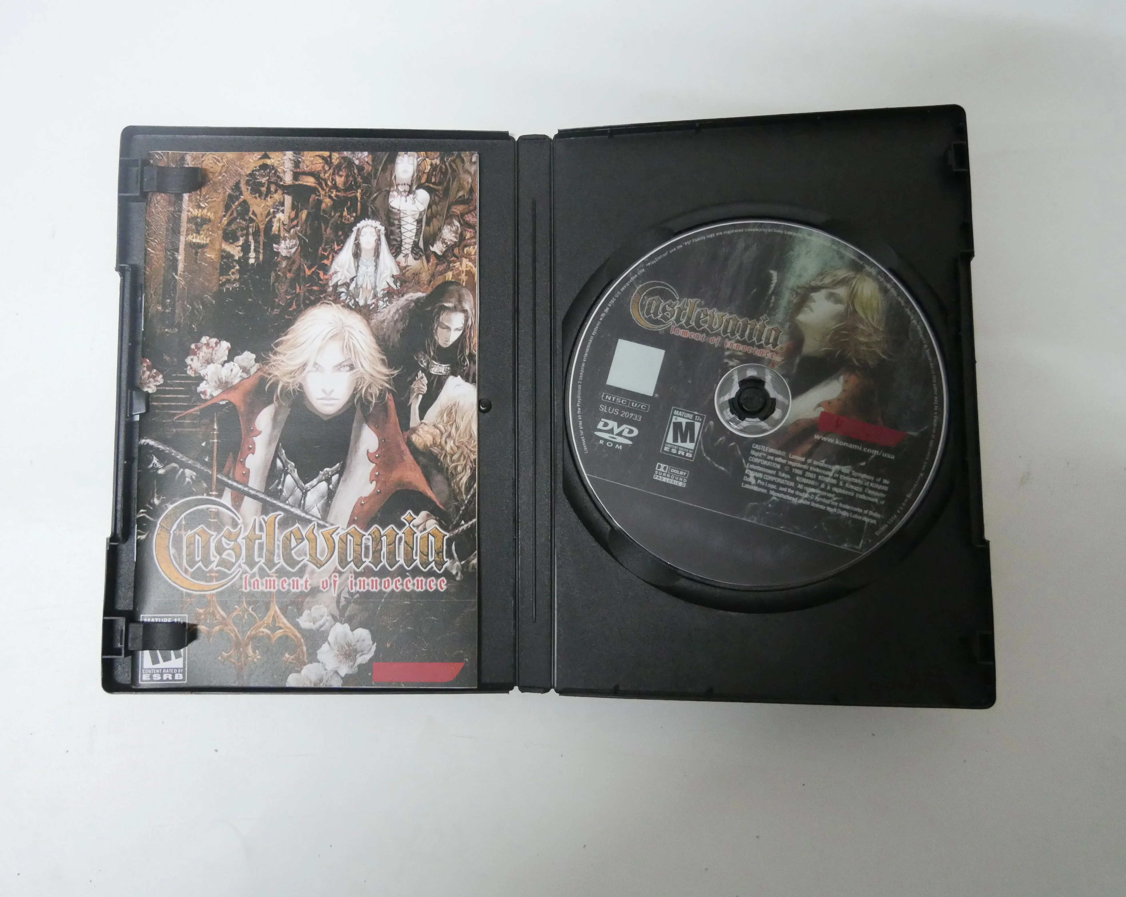 PS2 Lament Of Innocence With Manual Copy Disc Game Unlock Console Station 2 Retro Optical Driver Retro Video Game Machine Parts