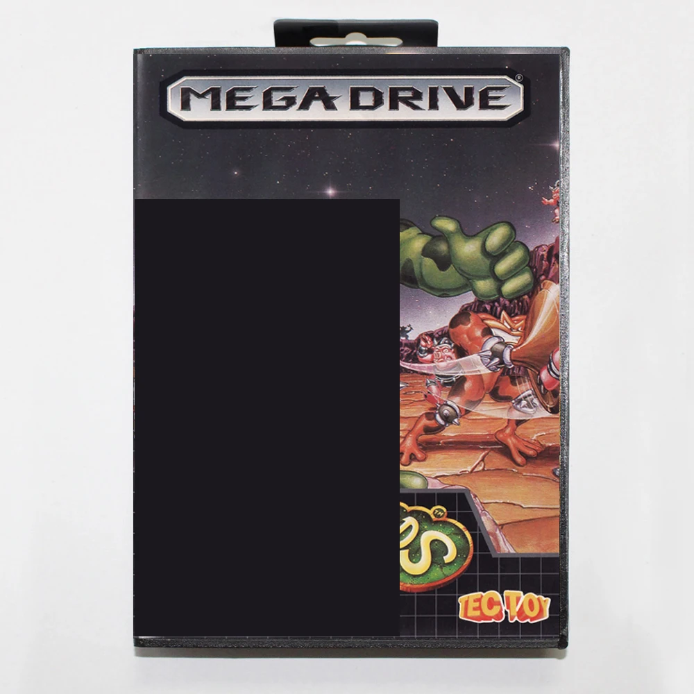 New Arrival Battletoads MD Game Card 16 Bit BR Cover for Sega Megadrive Genesis Video Game Console Cartridge