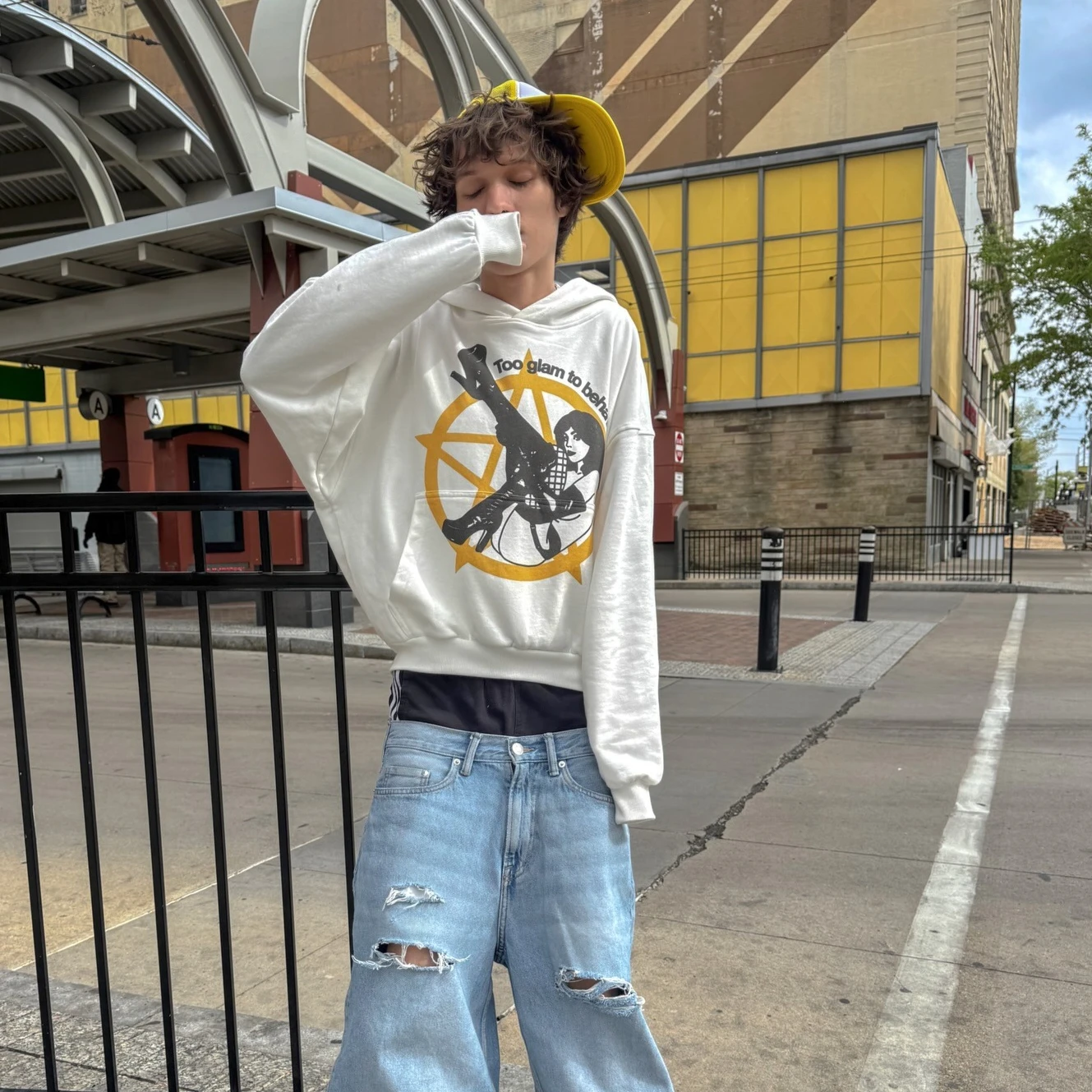 Harajuku Glamour Hoodie Casual Sweatshirt American Y2k Clothes Tops Goth Streetwear Grunge Oversized Hoodies Women Men Clothing