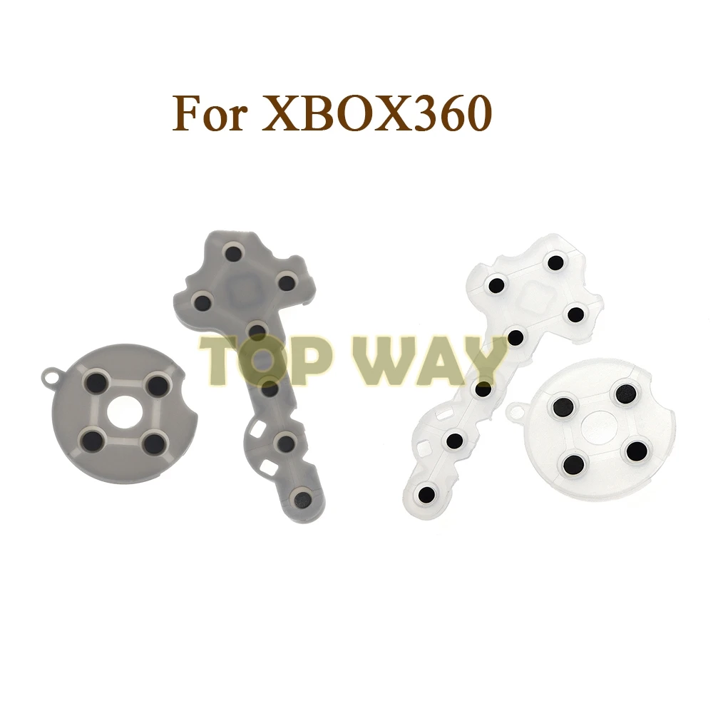 10sets For XBOX 360 Silicone Conductive Rubber Parts For XBOX360 Wired Wireless Controller Joystick Contact Button D-Pad