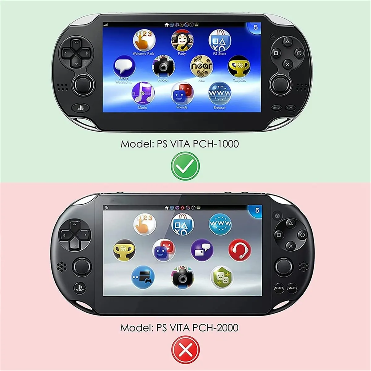 CANING- Grips Hand Grip Joypad Flexible Hand Grip Bracket Support for PS Vita PSVita Playstation Vita 1000 PSV1000 PCH-1000