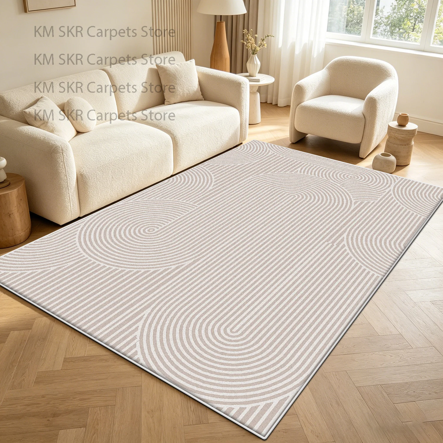 Modern Large Size Simple Style Living Room Carpet Decoration Bedroom Washable Non-slip Floor Mats Soft Fluffy Office Tables Rug