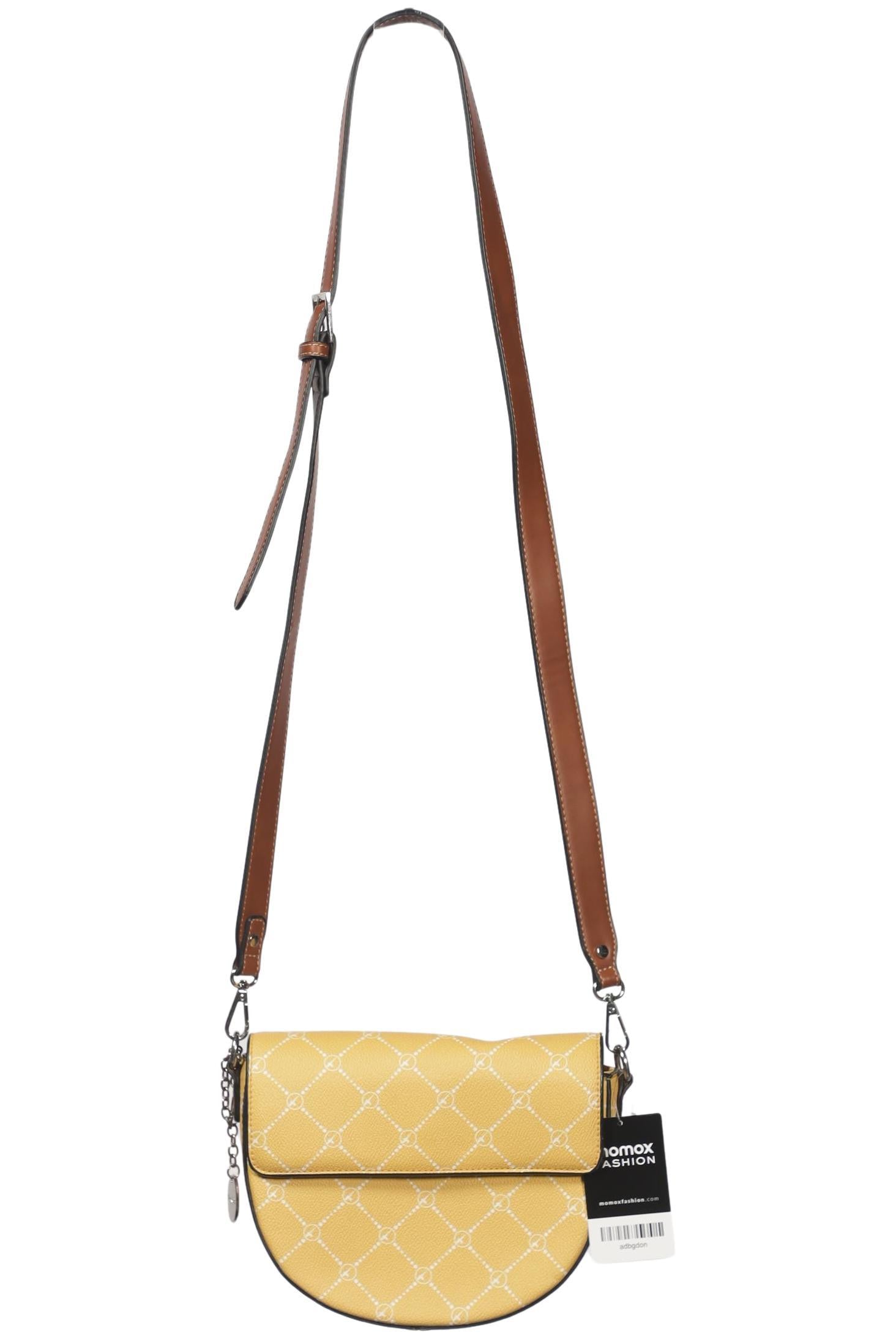 Tamaris Damen Handtasche klein, Gr. , Gelb, Kunstleder