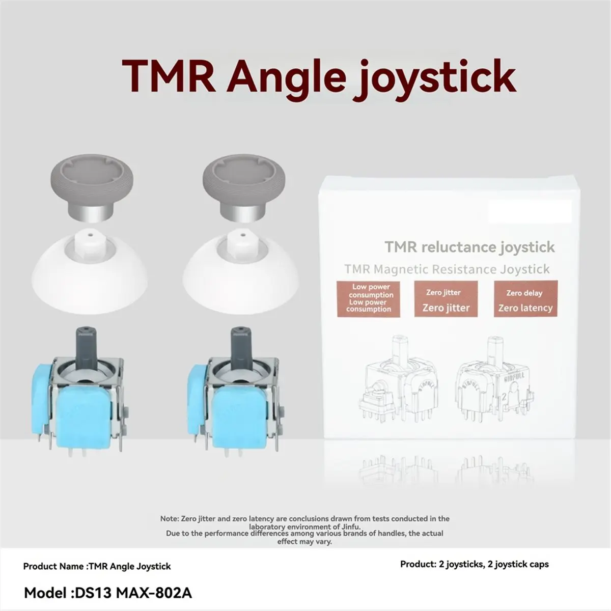 Kit de joystick TMR en promotion pour manette de jeu ZD Ultimate Legend 2e génération, joystick TMR angulaire + capuchon de joystick TMR, joystick électromagnétique TMR B