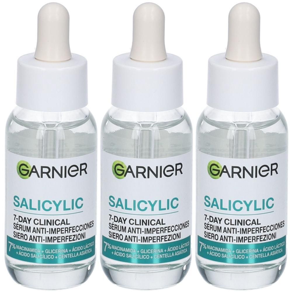 Garnier Pure Active Siero Viso Salicylic Anti-Imperfezioni 3x30 ml