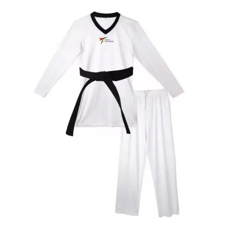 Combinaison de taekwondo, ajustée, respirante, combinaison de compétition élastique, combinaison d'entraînement sportif