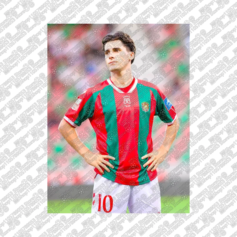 26-27 Hommes Garçons Enfants Adultes Domicile Portugal Match de football Sports Extérieur Maillot de football à séchage rapide Haut respirant Cadeau M-Maritimo