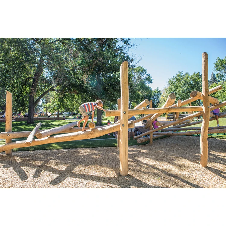 Aire de jeux pour enfants, ensemble de jeux en plein air, jeux éducatifs en bois, bûches d
