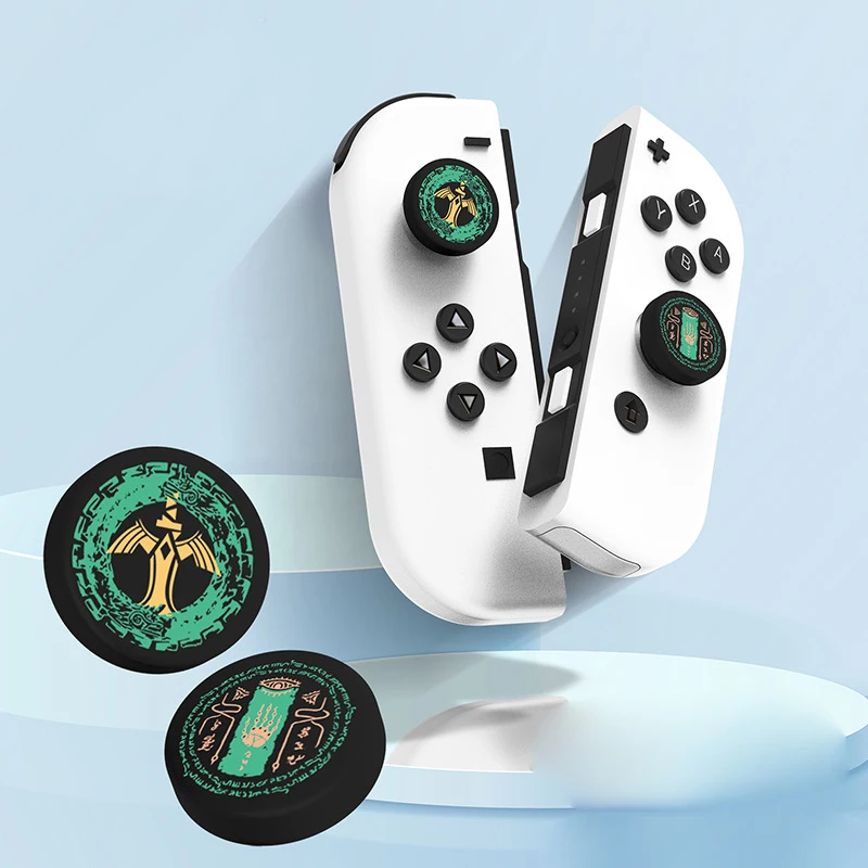 Capuchons de joystick en caoutchouc de silicone pour Switch Lite, capuchons de joystick pour Nintendo Switch et Switch OLED, poignées de joystick
