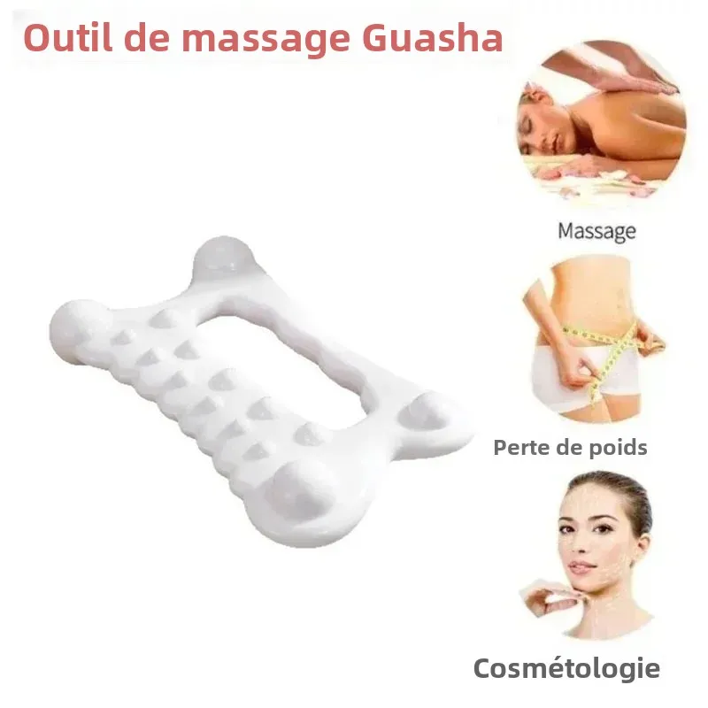 Planche de massage GuaSha pour le visage, grattoir de relaxation pour le soin de la peau, outil de soin du corps pour l