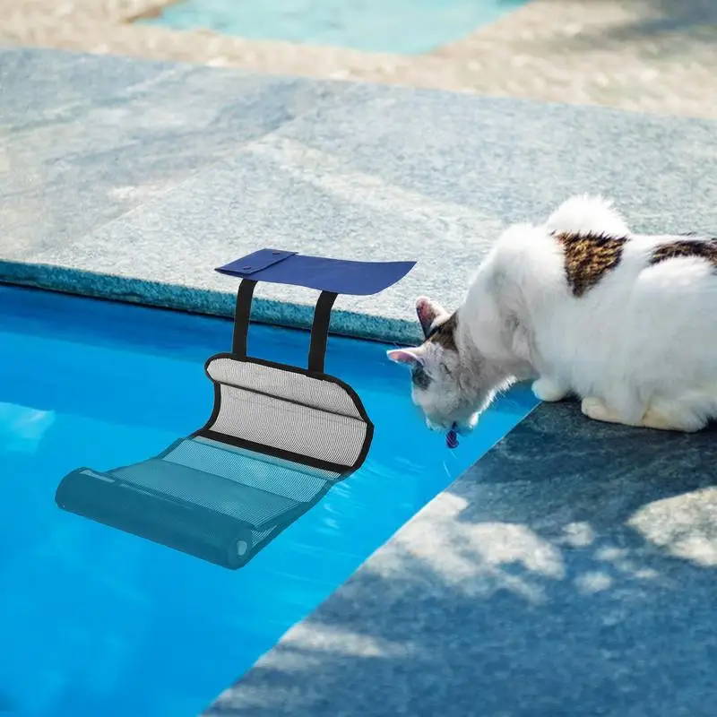 Piscine rampe d'animaux tissu Oxford piscine flottant économiseur d'animaux piscine de sauvetage filet d'évasion grenouille oiseau éclats piscine