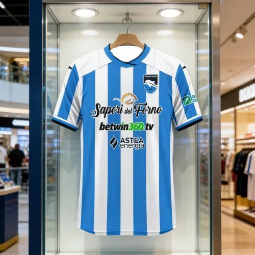 Maillot de football Pescara Calcio 2026 domicile, imprimé 3D, pour adultes et enfants, t-shirt athleisure, collection familiale, été, séchage rapide, doux et léger