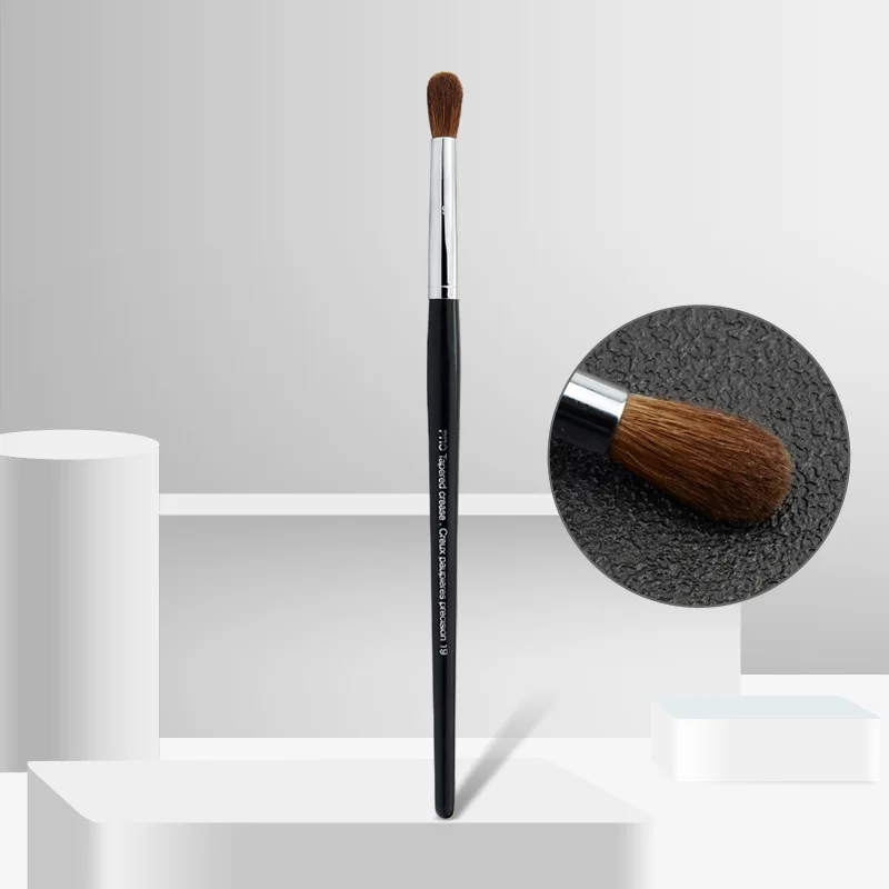 Pinceau professionnel conique pour fard à barrage, accessoire de maquillage pour les yeux, poils de chèvre naturels, accessoire de beauté, mélangeur cosmétique, SEP #19