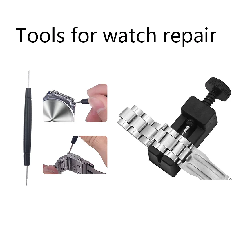 Outils pour bracelets de montre, outils pour bracelets en acier, accessoires de montre, outils d'horloger, outil de retrait de goupilles de montre, outils de réparation de montres