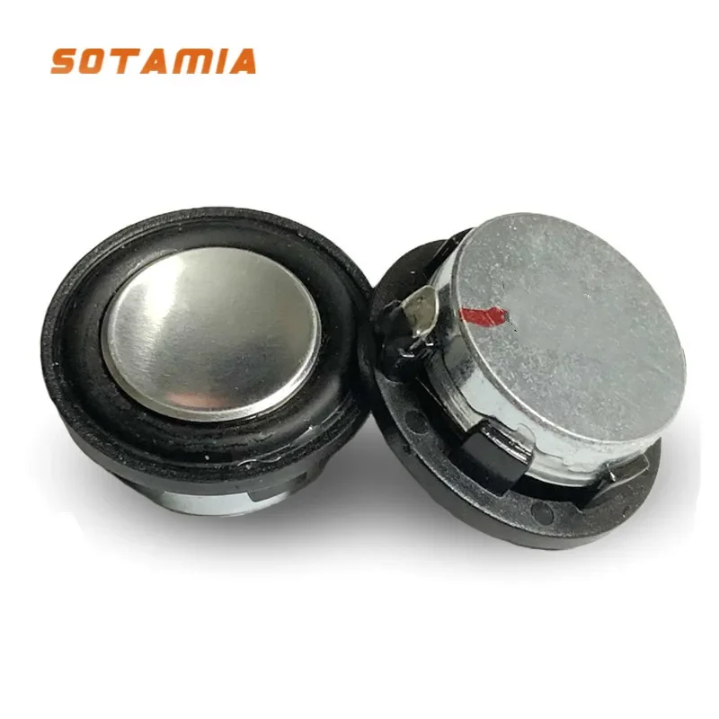 SOTAMIA 2 pièces, haut-parleur Bluetooth multimédia à gamme complète de 28 mm, 4 ohms, 3 W, mini haut-parleurs audio pour home cinéma, haut-parleurs, altavoces