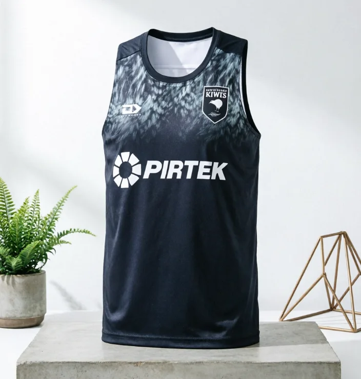 Maillot de rugby d'entraînement domicile et extérieur des Nouveaux-Zélandais 2026 – Maillot domicile des Kiwis 2026 – T-shirts respirants, confortables et doux pour toute la famille