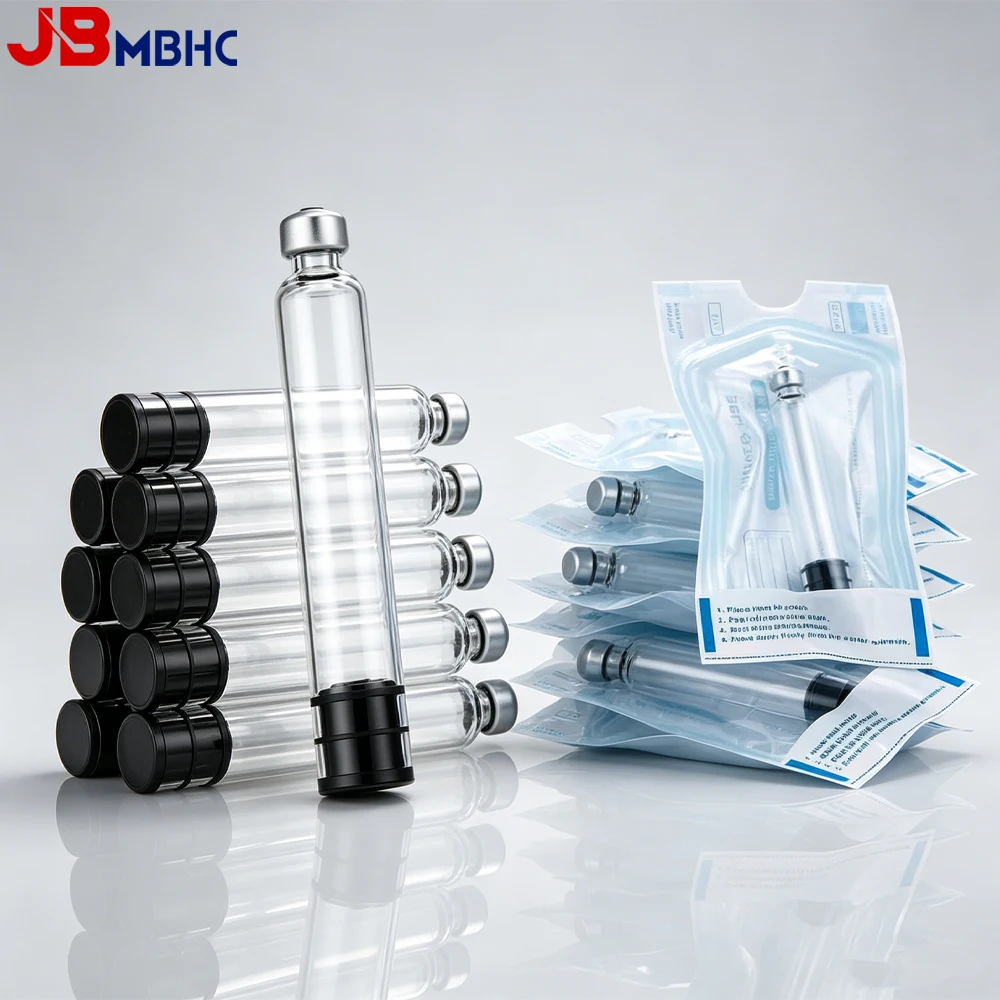 Cartouche de stylo de 3 ml, 10 à 30 cartouches pour stylos PeptidePen et V1 V2, stérilisées et emballées individuellement, cartouche en verre vide