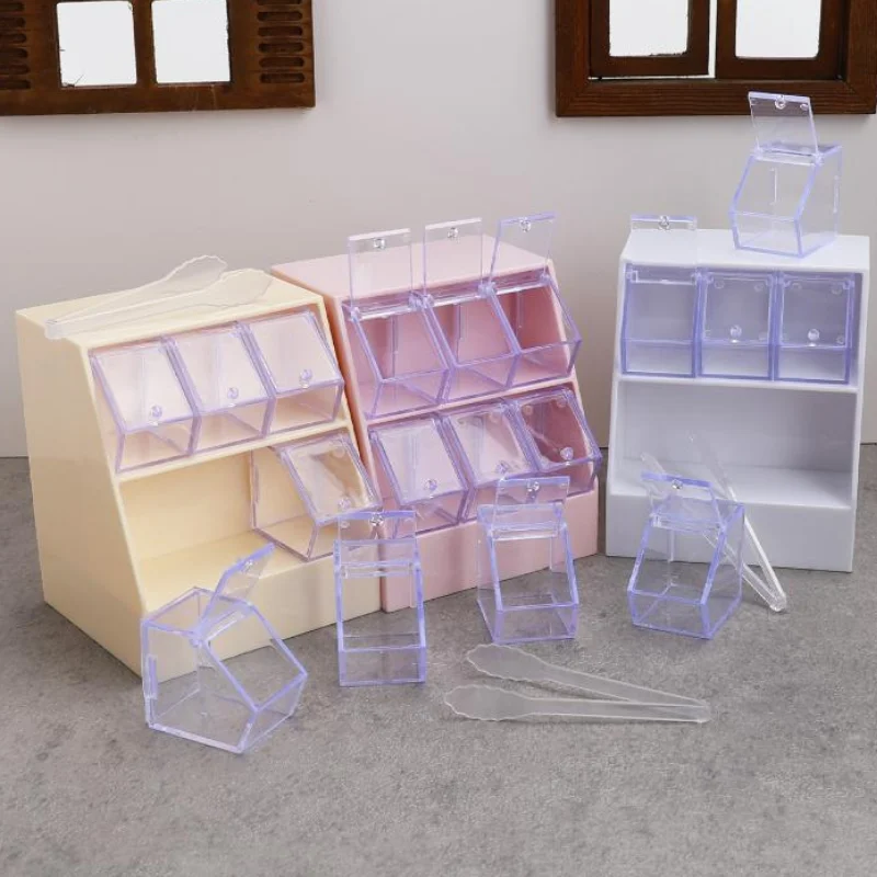 Meuble de rangement à tiroirs pour bonbons, modèle de maison de poupée, décoration de meubles de maison de poupée, ornement de scène de mini-supermarché