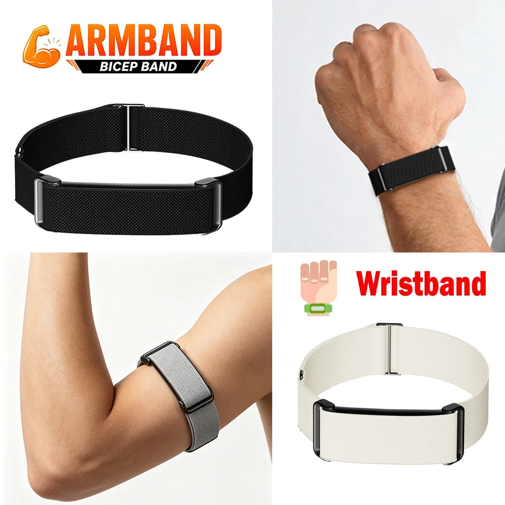 New Nylon Sport Band For Google Fitbit Air Elastic Adjustable Bicep Band Soft Breathable Replacement For Fitbit Air Wristband