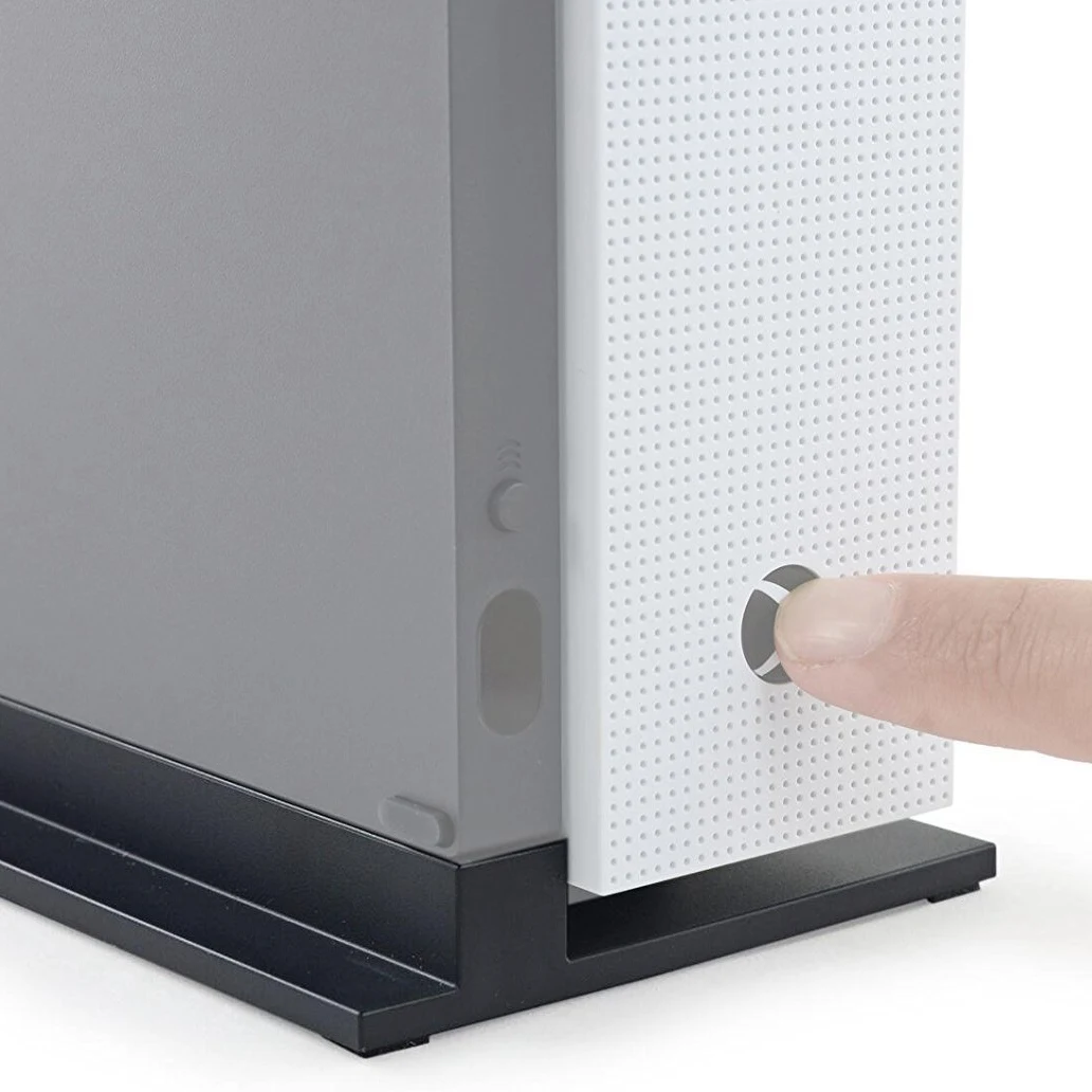GZMO Vertical Stand for Xbox One S Built-in Cooling Vents and Non-Slip Feet for Xbox One Slim Game Console Dock Mount