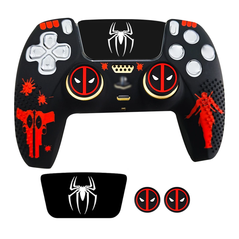 Silicone Gel Rubber Case Coverfor Playstation 5 Controller Sili For Sony Playstation 5 PS5 Controller Skin Protective Case Shell